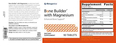 Photo of the Metagenics Bone Builder with Magnesium label