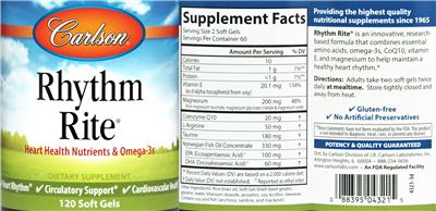 Photo of the Carlson Rhythm Rite label