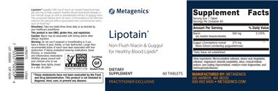 Photo of the Metagenics Lipotain label