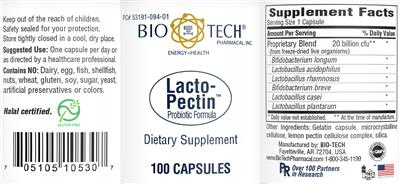Label of Lacto-Pectin