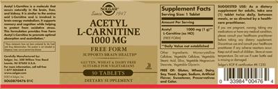 Acetyl L-Carnitine 1000 mg