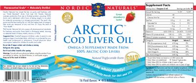 Arctic Cod Liver Oil Strawberry