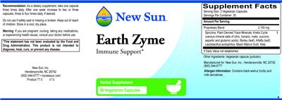 Label of Earth Zyme