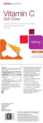 Vitamin C Soft Chew 500 mg Orange