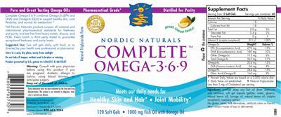 Complete Omega-3-6-9 Lemon