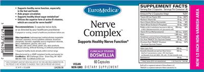 Photo of the EuroMedica Nerve Complex label