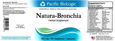 Photo of the Pacific BioLogic Natura-Bronchia label
