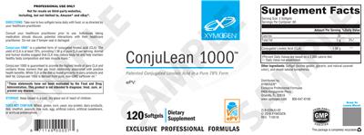 Photo of the XYMOGEN ConjuLean 1000 label
