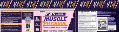 Photo of the EAS Precision Performance Muscle Physique Cherry label