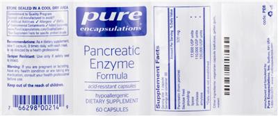 Pancreatic Enzyme Formula