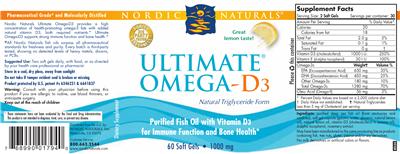 Ultimate Omega-D3 Lemon