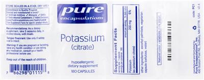 Potassium (Citrate)