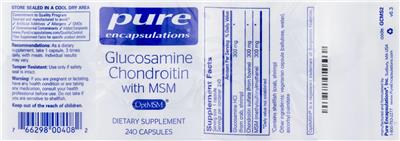 Glucosamine Chondroitin with MSM