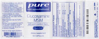 Glucosamine MSM