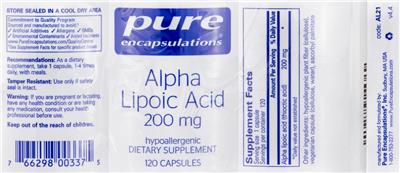 Alpha Lipoic Acid 200 mg