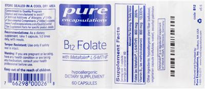 B12 Folate