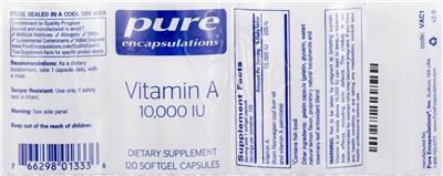 Vitamin A 10,000 IU