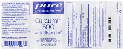 Curcumin 500 with Bioperine