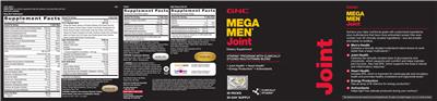 Photo of the GNC Mega Men High Potency Fish Oil label