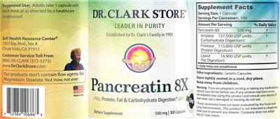 Pancreatin 8X 500 mg