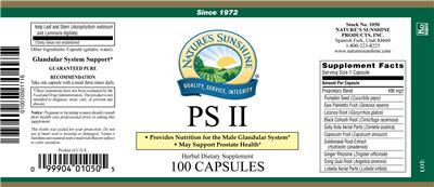Photo of the Nature's Sunshine PS II label