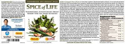 Photo of the ProCaps Laboratories Spice Of Life label