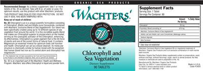 Photo of the Wachters' No. 42 Chlorophyll And Sea Vegetation label