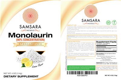 Monolaurin Lemon Flavor