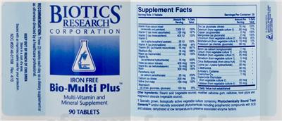 Bio-Multi Plus Iron Free