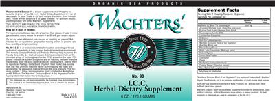 Photo of the Wachters' No. 93 I.C.C. label