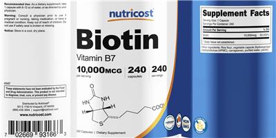 Biotin 10,000 mcg