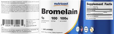 Bromelain 1 g Unflavored