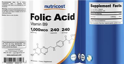 Folic Acid 1000 mcg