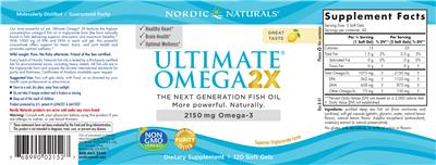 Ultimate Omega 2X Lemon