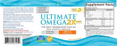 Ultimate Omega 2X Mini Lemon
