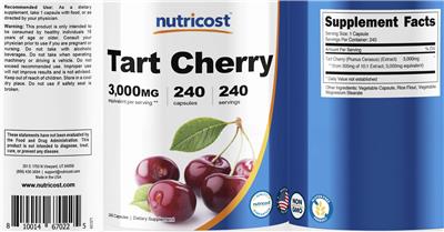 Tart Cherry 3,000 mg