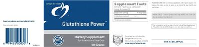 Photo of the Designs for Health Glutathione Power label