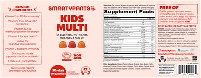 Photo of the SmartyPants Kids Multi label