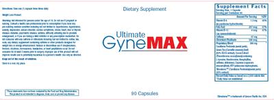 Photo of the GyneMax Ultimate GyneMax label