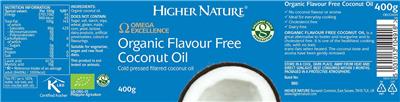 Organic Flavour Free Coconut Oil