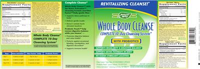 Photo of the Nature's Way Fiber Fusion Daily Fiber label