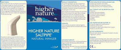 Photo of the Higher Nature Higher Nature Saltpipe label