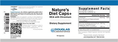 Photo of the Douglas Laboratories Nature's Diet Caps + HCA with Chromium label