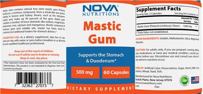 Mastic Gum 500 mg