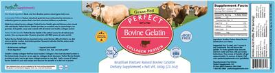 Photo of the Perfect Supplements Perfect Bovine Gelatin label