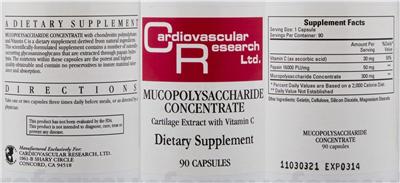 Mucopolysaccharide Concentrate