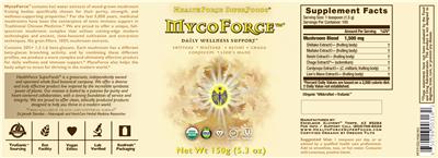 Photo of the HealthForce SuperFoods MycoForce label
