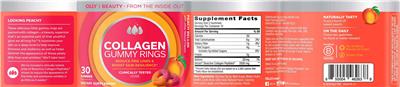 Collagen Gummy Rings Peach Bellini