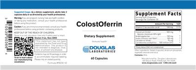 Label of ColostOferrin