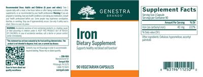 Photo of the Genestra Brands Iron label